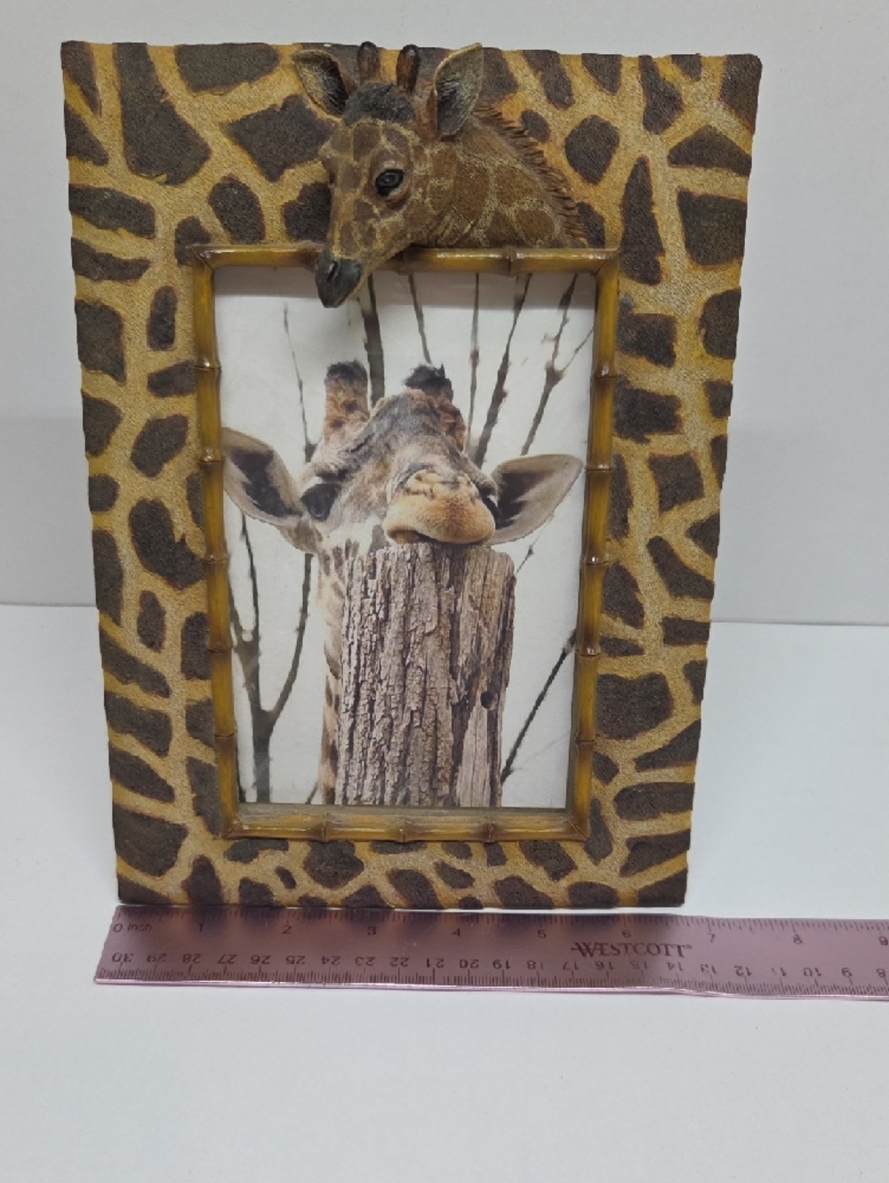 Giraffe Pattern Decorative Photo Frame  + Brown/Tan Photo Frame - Picture 6 of 14